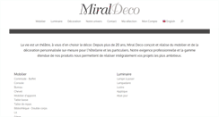 Desktop Screenshot of miraldeco.com